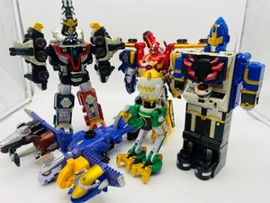 Power Rangers Super Megaforce Goseiger DX Megazord 5p Set Gosei Great #B194 - Picture 1 of 15