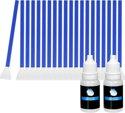 CECOMBINE 20Pcs 16Mm Sensor Reinigungs Kit Für APS-C Kameras Mit 20Ml Sensor Reiniger