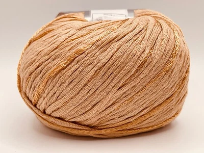 Hilos de hielo beige oscuro Summertime 83303 DK mezcla de algodón hilo de cinta 50 g 136 años Foto 1 de 4