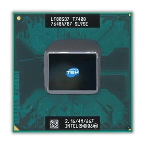Intel Core 2 Duo T7400 CPU Processor SL9SE 2,16 GHZ PPGA478 Mobile Notebook - Picture 1 of 5