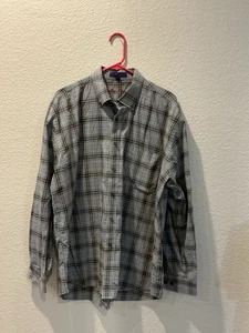 Alan Flusser Shirt Mens XL Multicolored Checkered Cotton Button Up Long Sleeve - Picture 1 of 6