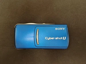 Sony Cyber Shot DSC-U20 Blue Camera Used Tested From Japan - Picture 1 of 4