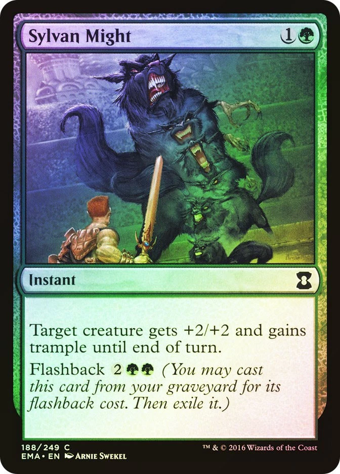 MTG FOIL Sylvan Might  - Eternal Masters #188 - Image 1 of 1
