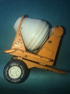 Rimorchio miscelatore cemento TONKA arancione vintage anni 70 - Foto 1 di 6