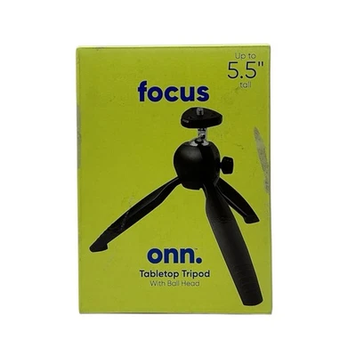 Onn Tabletop Tripod with Ball Head, 5.5 in (100014106) Brand New!!! - Image 1 of 4