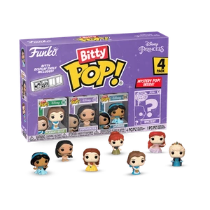 Funko Bitty Pop! Disney Princess 4-Pack Series 2 Disney Disney Princess - Picture 1 of 6