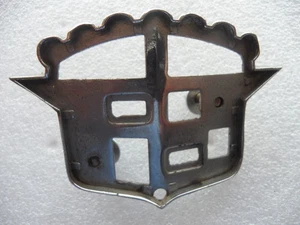 1955 55 Cadillac Hood Emblem chrome Crest/emblem bezel p#1463334 - nice - Picture 1 of 11