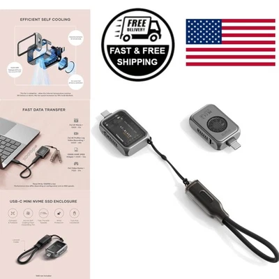 Caja Mini SSD de Aluminio con Velocidad de Transferencia de 10 Gbps y Diseño Ligero Foto 1 de 4