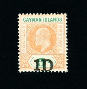[ISOLE CAYMAN] 1911 1d su 5s SG 19 sovrastampa (NH) - Foto 1 di 2