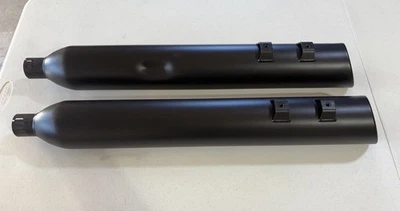 Cobra 909 4” Uppercut Slip-On Mufflers #6268RB Harley Davidson 95-16 Touring - Image 1 of 4