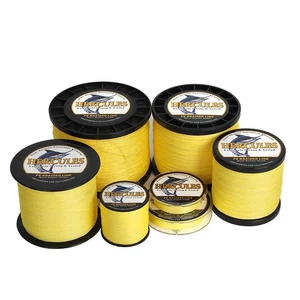 HERCULES Yellow Braided Fishing Line 1000M/1094Yds 4 Strand 6lb to 100lb - Picture 1 of 25