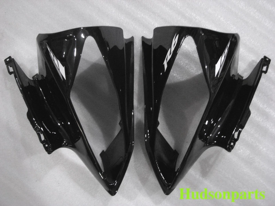 Front Nose Upper Cowl Both Side Fairing For Yamaha R6 2008-2016 YZFR6 Black - Image 1 of 1