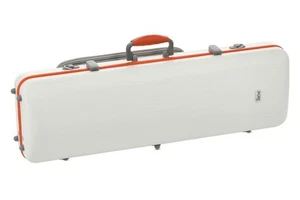 Gewa PURE Polycarbonate 4/4 Violin Case White/Black w/ Subway Handle - Picture 1 of 16