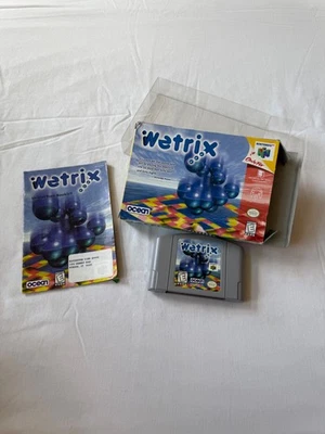 Wetrix (Nintendo 64, 1998) Box Manual Complete CIB N64 - Image 1 of 4