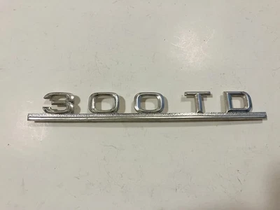 Mercedes Benz 300 TD emblema símbolo signo insignia logotipo adorno metal Foto 1 de 4