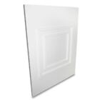 White uPVC Door Panel Hanover Moulded Half MDF Reinforced 24mm 28mm Plastic