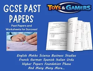 Boost GCSE Exam Success Past Paper Exams All Subjects AQA Papers & Answers - Picture 1 of 2