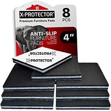 Non Slip Furniture Pads X-Protector -premium 8 Pcs 4” Pad Best SelfAdhesive for