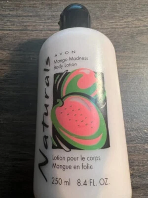 AVON Naturals Mango Madness Body Lotion 8.4 oz  Retired Hard-to-Find FREE SHIP - Image 1 of 2