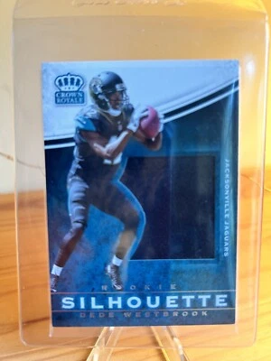 2017 Crown Royale Jumbo Rookie Silhouette Jerseys #15 Dede Westbrook - Image 1 of 2