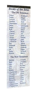 Lot of 10 Bookmarks KJV Books of the Bible Old & New Testaments (0855) Free Ship - Imagen 1 de 2