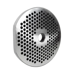 Grinder Plate, Toledo Style, #22 with 1/8" Holes and 1 Flat Edge - Picture 1 of 2