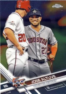 (9) 2017 Topps Chrome Update JOSE ALTUVE All Star LOT #HMT45 Astros - Picture 1 of 1