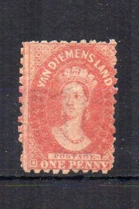 Australia - Tasmania 1864-69 1d brick-red MLH - Afbeelding 1 van 1