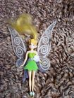 Disney Fairies Tinkerbell With Pixie Dust Wings, Plastic PVC Ornament 4"