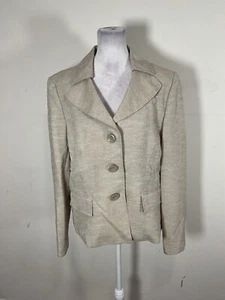 Evan Picone Women’s Solid Color Long Sleeve Jacket Size 14 - Picture 1 of 7