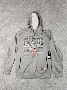 New England Patriots Hoodie Sweatshirt Mens Size Medium NFL Team Apparel - Picture 1 of 9