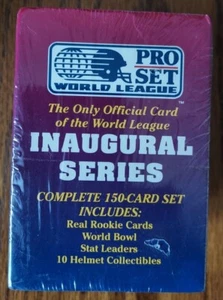 1991 Pro Set World League Inaugural Series Football Factory Sealed 150 Card Set - Picture 1 of 1