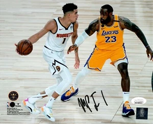 Michael Porter Jr. signed 8x10 photo auto Denver Nuggets JSA ITP vs Lebron James - Picture 1 of 2