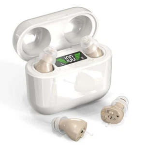 Hearing Aids with Long-Lasting Charging Case, Invisible Hearing Aids for Seniors - Picture 1 of 1