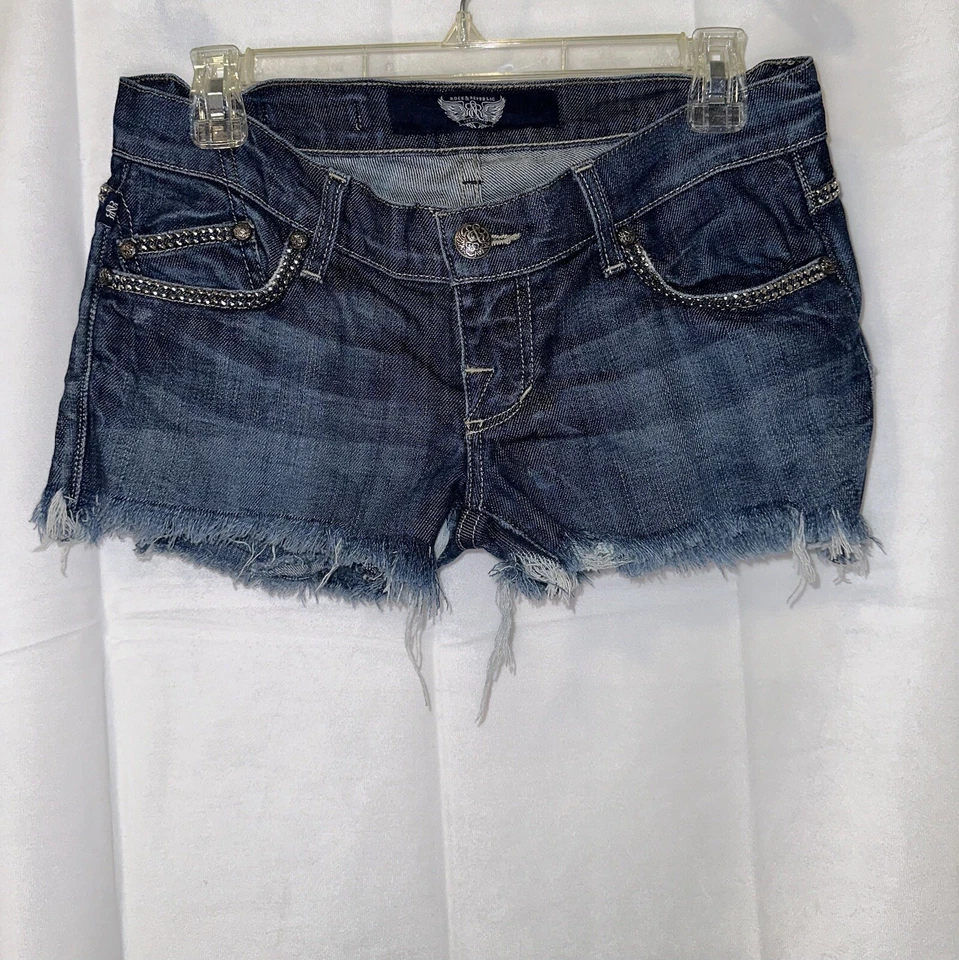 Pantalones Cortos Rock & Republic Denim Corte Para Mujer Talla 28 No36 Foto 1 de 4