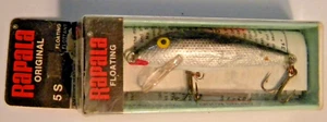 Rapala Floating 5 S SILVER 2" Jerkbait Fishing Lure - Picture 1 of 3