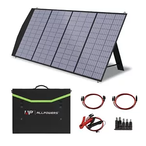 ALLPOWERS Solarladegeräte Solarmodul 200Watt Solarpanel Solarzelle für Wohnmobil - Bild 1 von 15