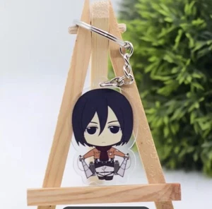 Attack On Titan Mikasa Ackerman Anime Double Sided Keyring - Picture 1 of 1