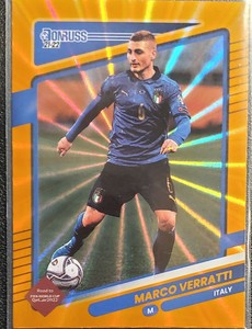 2021-22 DONRUSS SOCCER ORANGE LASER MARCO VERRATTI