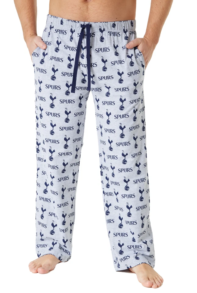 TOTTENHAM HOTSPUR TottenhamHotspur F.C. Mens Lounge Pants, Football Mens Pjs Spurs Gifts for Men