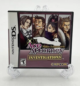 Ace Attorney Investigations Miles Edgeworth Nintendo DS 2010 Complete CIB RPG OG - Picture 1 of 6