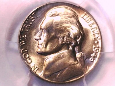1946 D Jefferson Nickel PCGS MS 65 40773914 - Image 1 of 3
