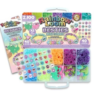 Rainbow Loom Bestie Mini Button Combo Set, Bracelet Making Kit 7+ - Picture 1 of 7