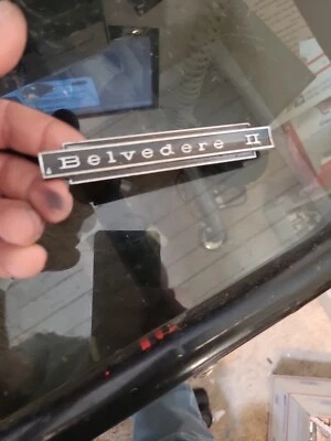 1965 PLYMOUTH BELVEDERE II DASH EMBLEM OEM MOPAR 2571730 - Image 1 of 4