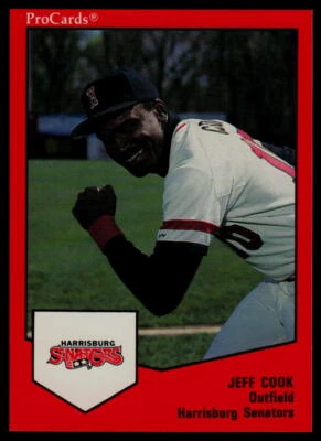 1989 ProCards Jeff Cook Harrisburg Senators - Image 1 of 2