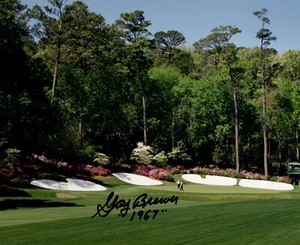 Fotografía autografiada por Gay Brewer de 8" X 10" - Leyenda del golf garantizada para pasar década - Imagen 1 de 1