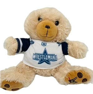 WWE Wrestlemania 38 Teddybär Plüsch Dallas Texas 2022 mit Cowboys Trikot Stofftier - Bild 1 von 9