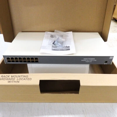 Phihong 8-Port IEEE802.3at/PoEPLUS Midspan Power Over Ethernet POE576U-8AT - Image 1 of 4