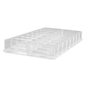  Acrylic Display Stand Jewelry Organizer Tray Makeup Compact