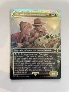 Ellie And Alan, Paleontologists - Jurassic World FOIL Excellent Magic MTG - Foto 1 di 1